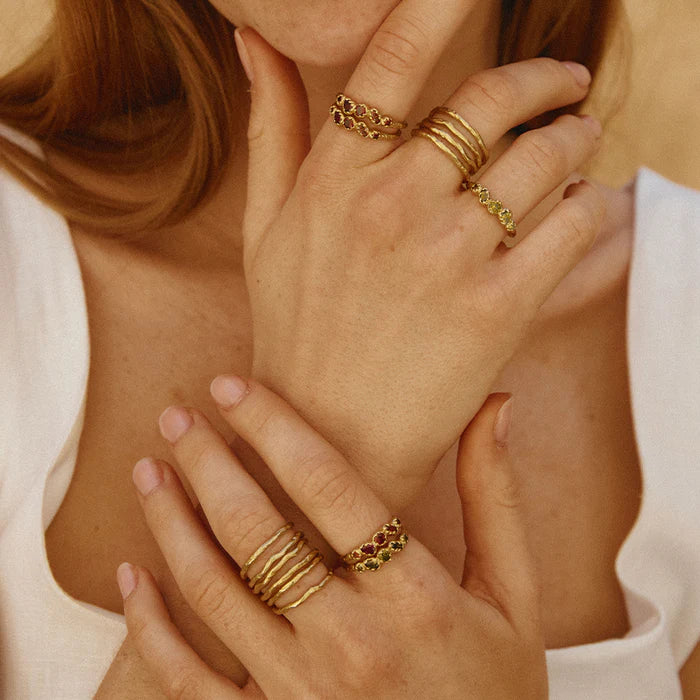 Agapée | Koré Ring - Green