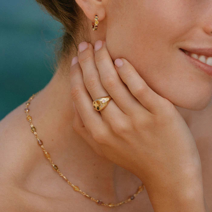 Agapée | Frutina Earrings - Gold / Multi