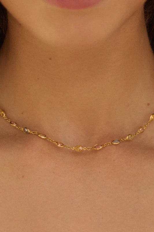 Agapée | Fruitera Primavera Necklace - Gold/ Multi