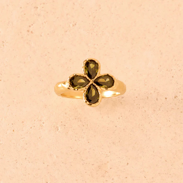 Agapée | Fausta Ring - Green