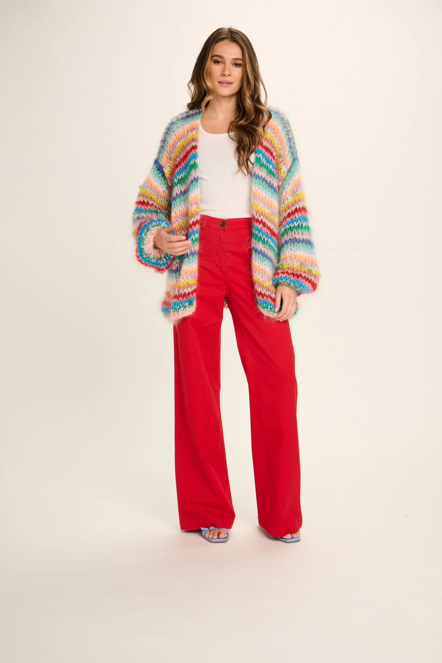 Les Tricots D'o | Eloise Mohair Cardigan Short - Multicolour