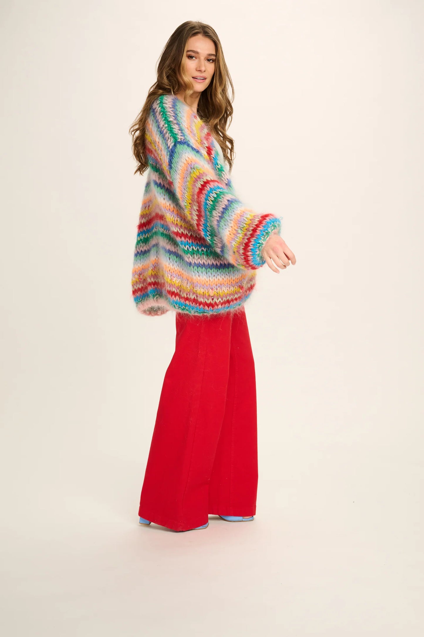 Les Tricots D'o | Eloise Mohair Cardigan Short - Multicolour