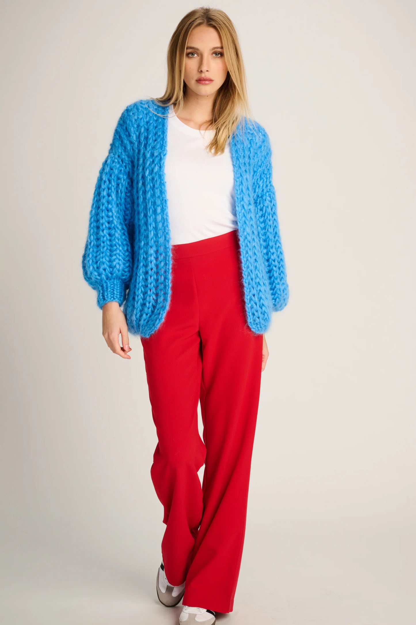 Les Tricots D'o | Audrey Rib Cardigan - Blue