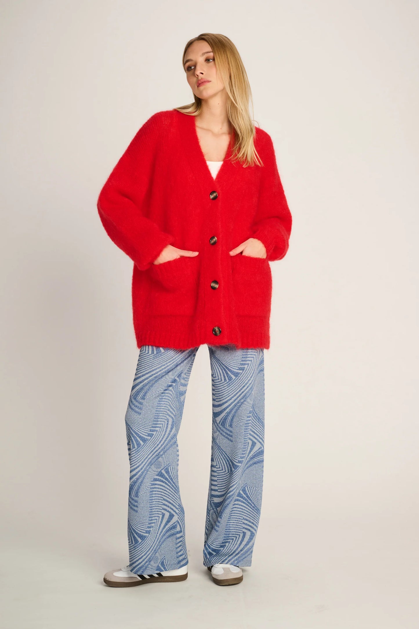 Les Tricots D'o | Charlie Cardigan - Red