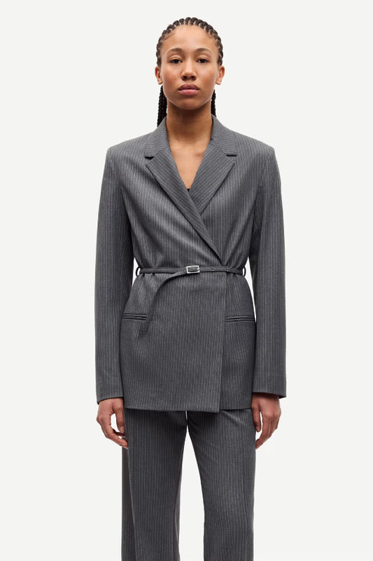 Samsøe Samsøe | Salot Blazer Belt - Dark Gull Gray