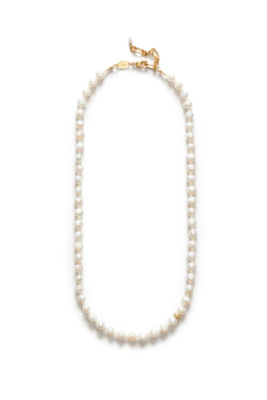 Anni Lu | Petit Stellar Pearly Necklace - Gold