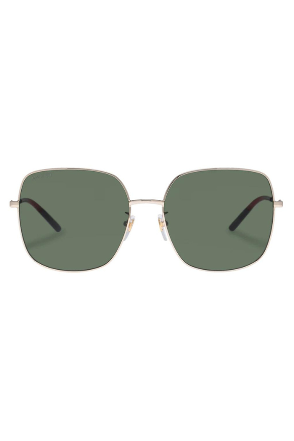 Gucci | GG1195SK004 Large Square Frames - Green/Gold