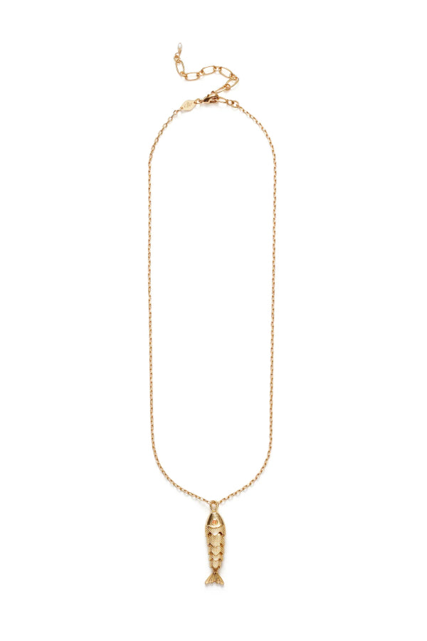 Anni Lu | Something Fishy Necklace - Gold