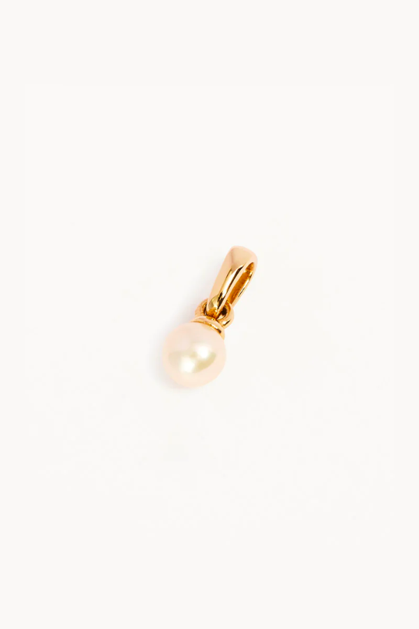 By Charlotte | Serenity Pearl Necklace Pendant - 14K Gold