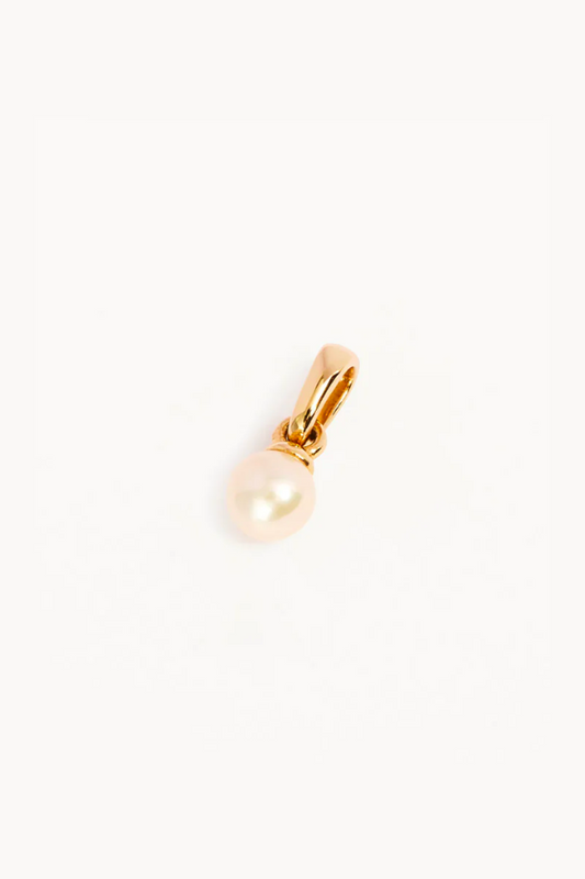 By Charlotte | Serenity Pearl Necklace Pendant - 14K Gold