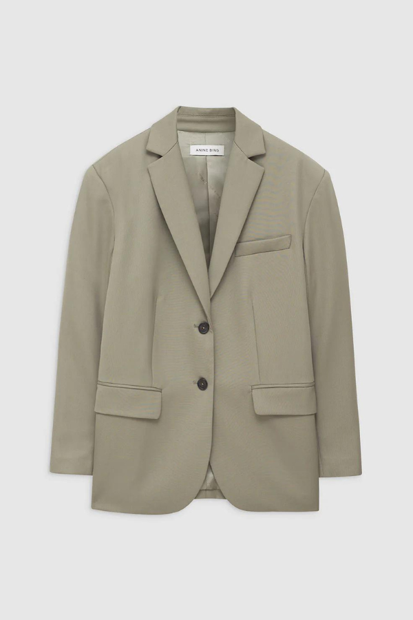 Anine Bing | Quinn Blazer - Green Khaki