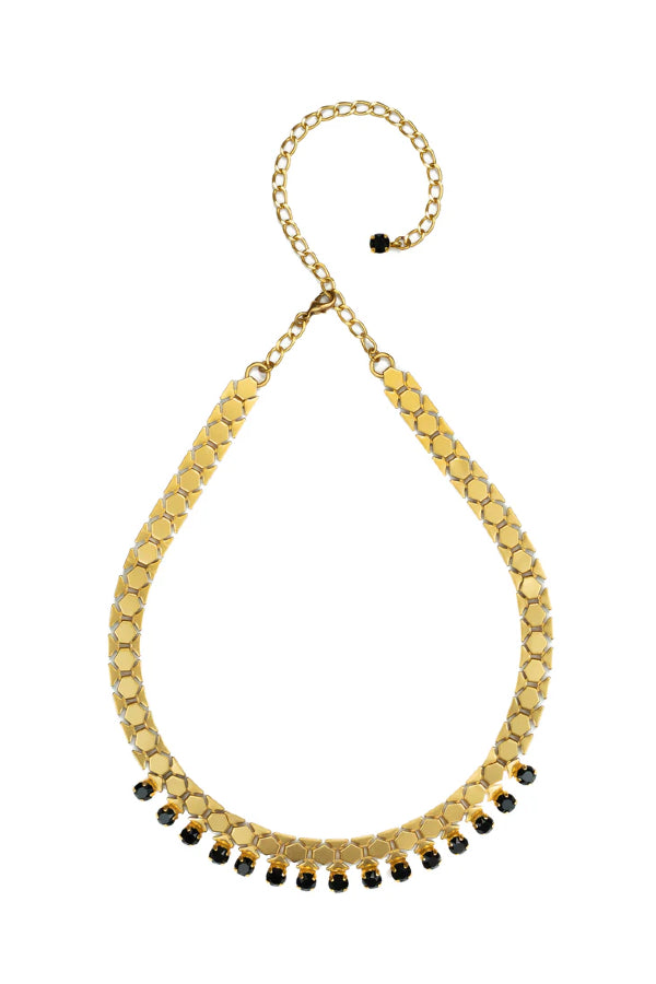 Elphin Lane | Dylan Necklace Bronze - Jet Black