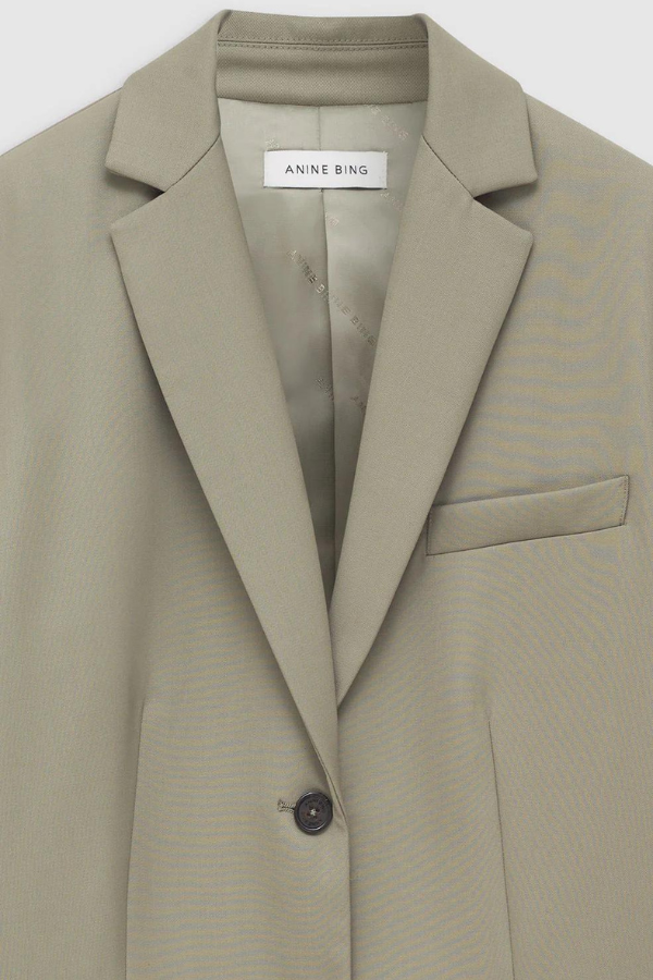 Anine Bing | Quinn Blazer - Green Khaki