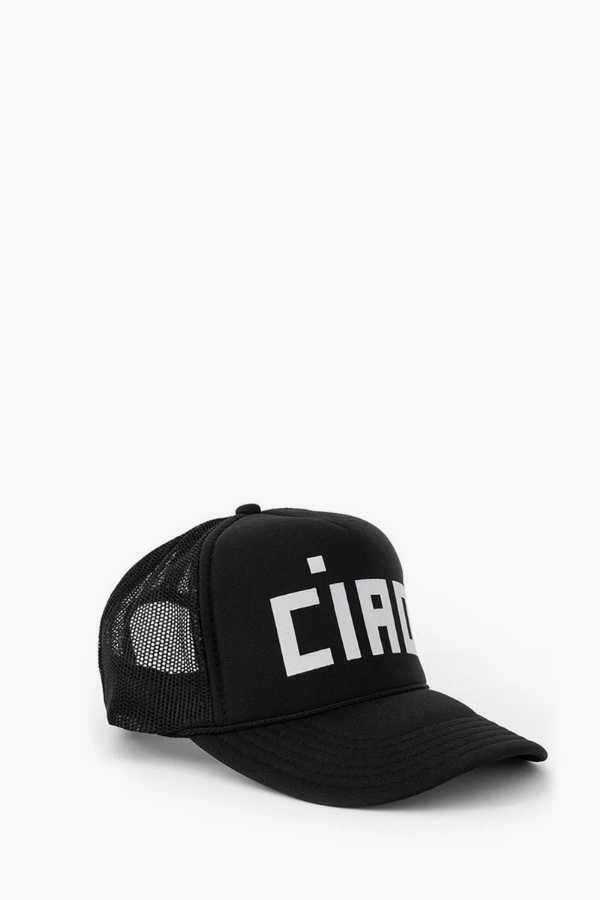 Clare V | Ciao Trucker Hat - Black