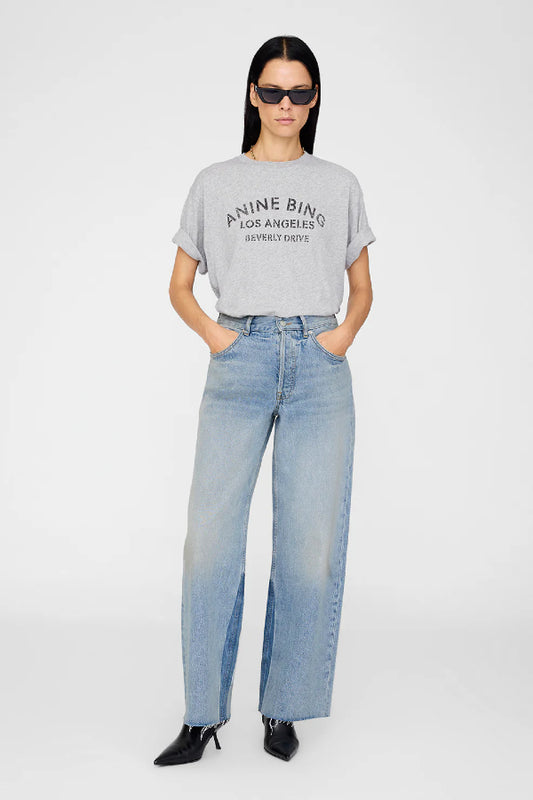 Anine Bing | Cohen Tee Los Angeles - Heather Grey