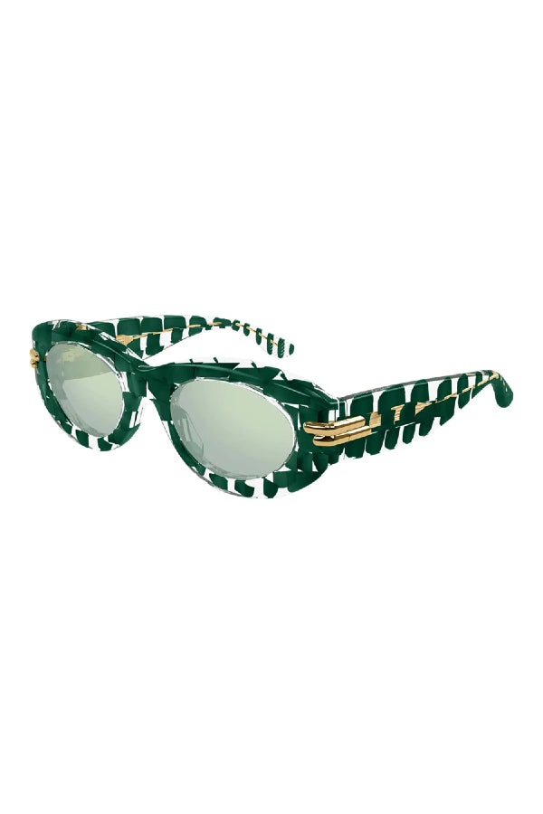 Bottega Veneta | Oval - Green / Gold