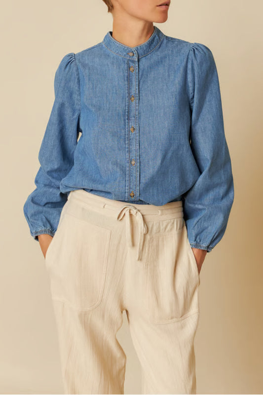 Indi & Cold | Denim Blouse - Indigo