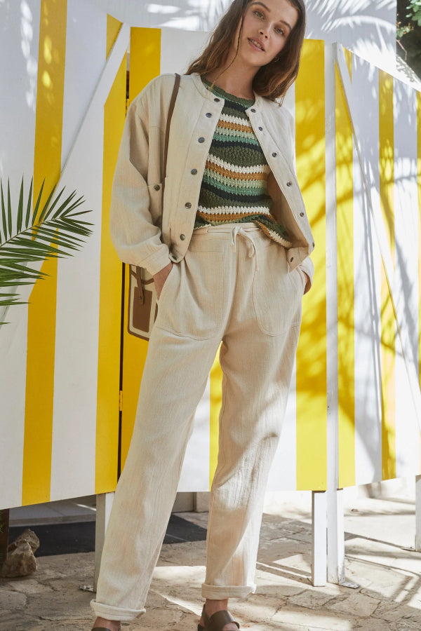 Indi & Cold | Cazadora Bomber Jacket - Crudo