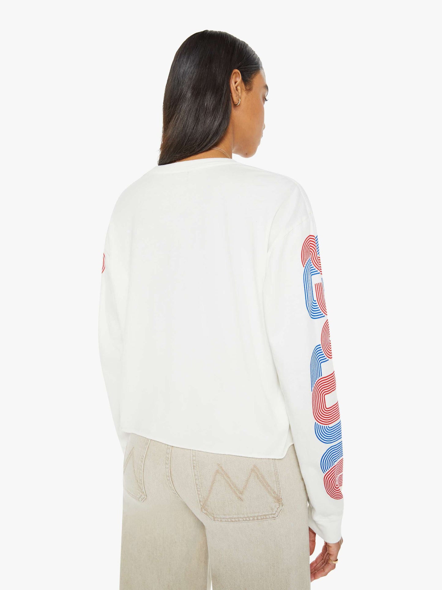 MOTHER | The L/S Slouch Raw - Fluff