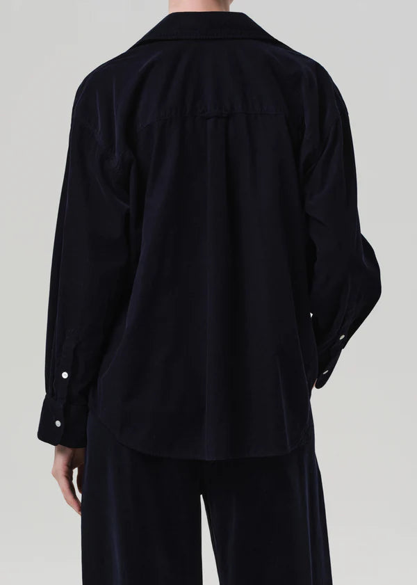 Citizens Of Humanity | Kayla Shirt - Navy Corduroy