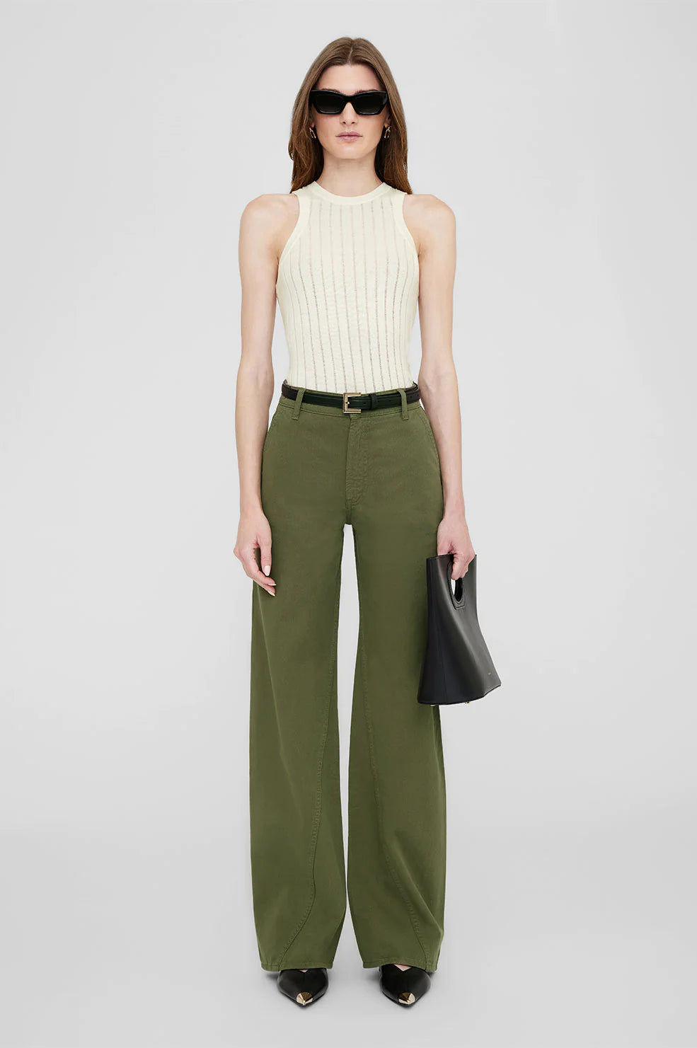 Anine Bing | Briley Pant - Army Green