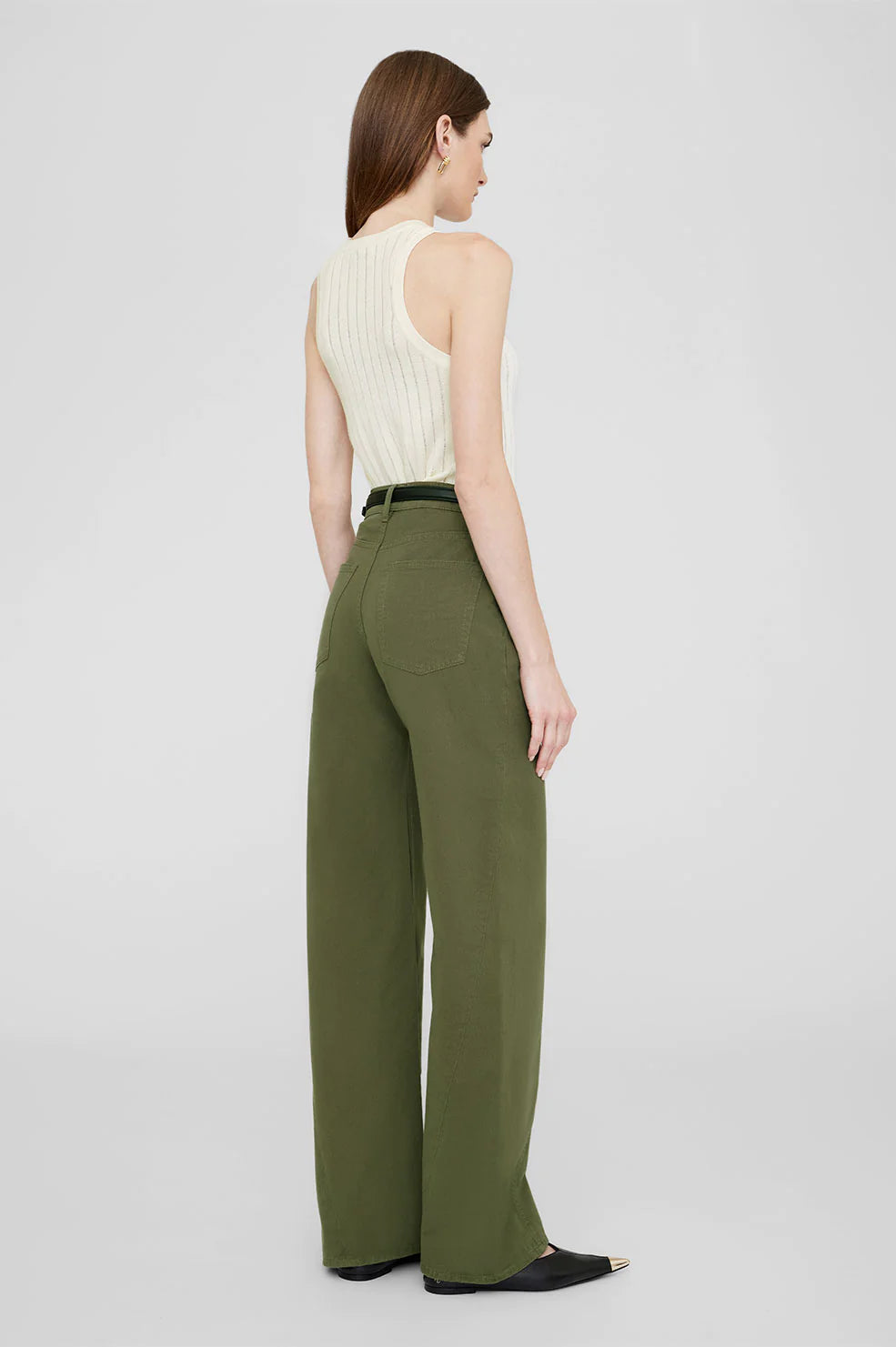 Anine Bing | Briley Pant - Army Green