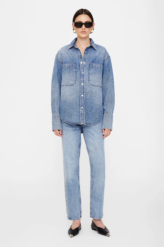 Anine Bing | Dante Shirt - Vintage Indigo