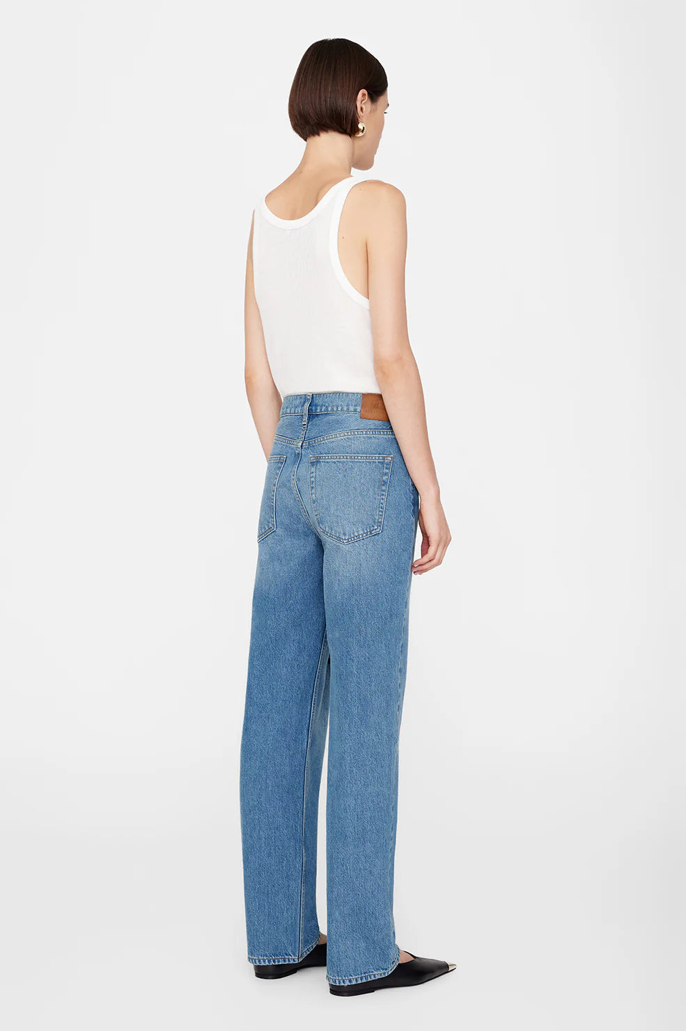 Anine Bing | Gavin Long Jean - Atlantic Blue