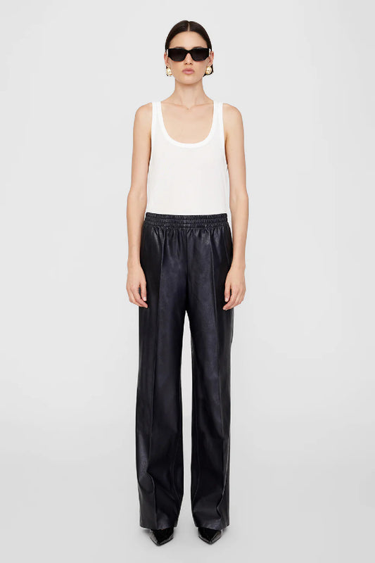 Anine Bing | Soto Pant - Night Sky Vegan Leather