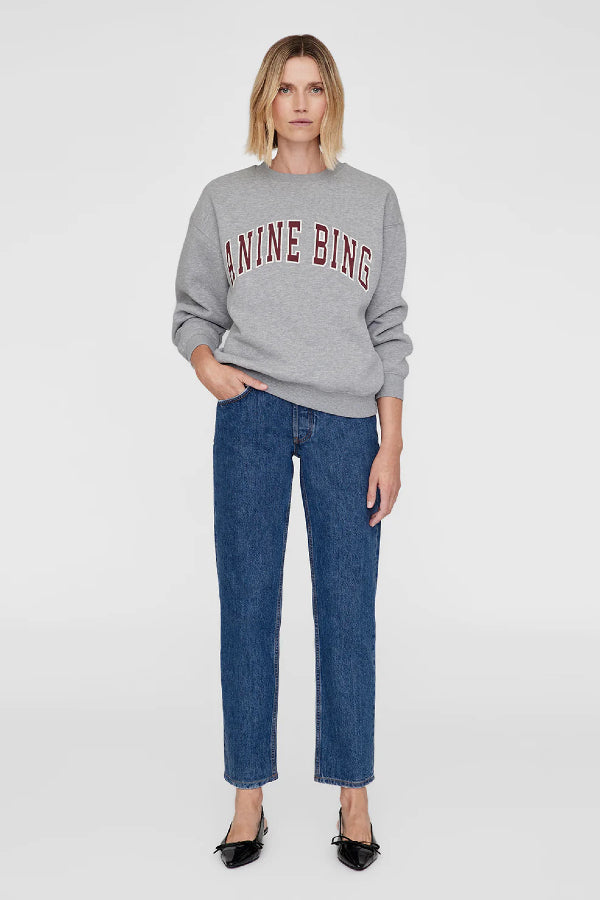 Anine Bing | Spencer Sweatshirt Anine Bing - Heather Grey
