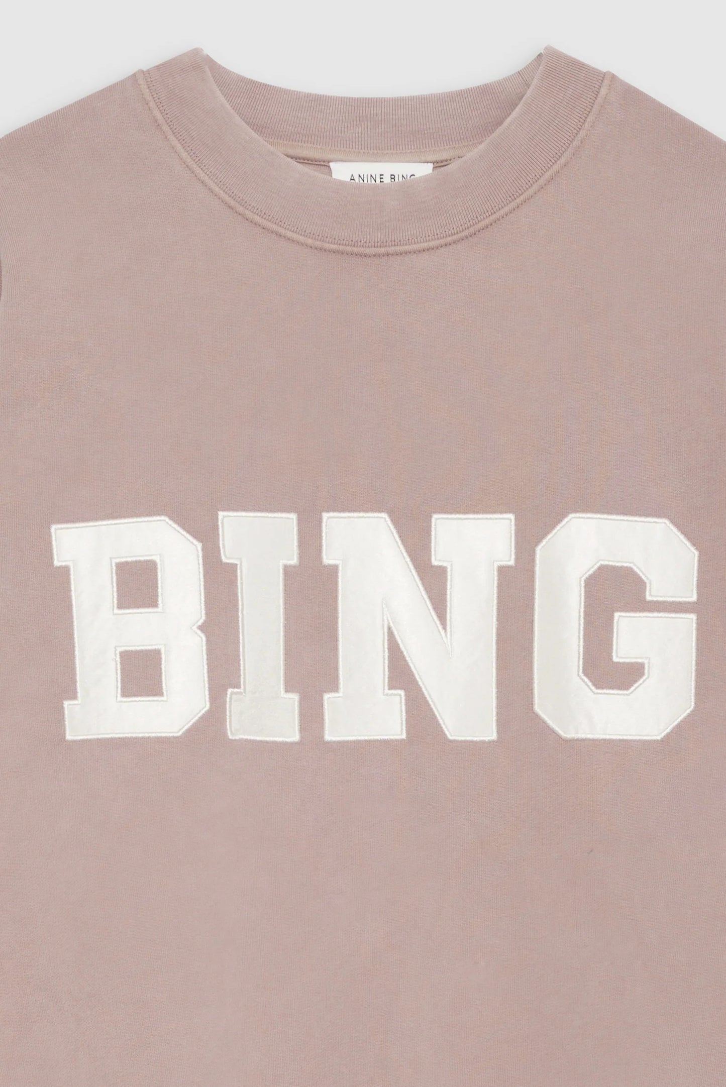 Anine Bing | Tyler Sweatshirt Satin Bing - Washed Iron