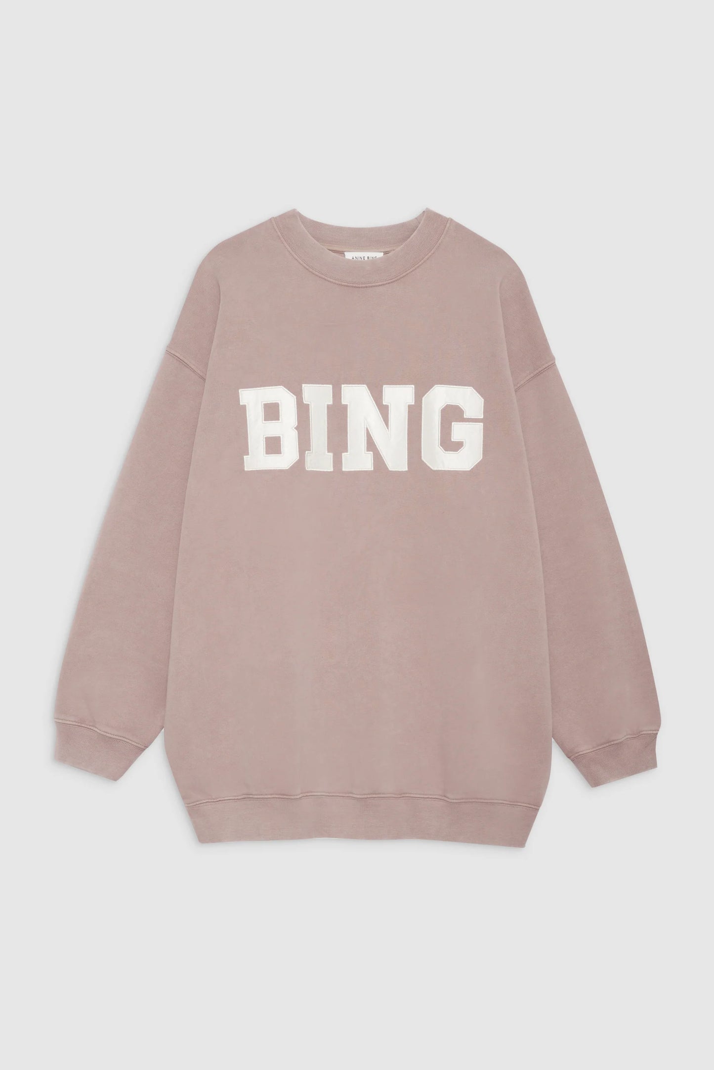 Anine Bing | Tyler Sweatshirt Satin Bing - Washed Iron