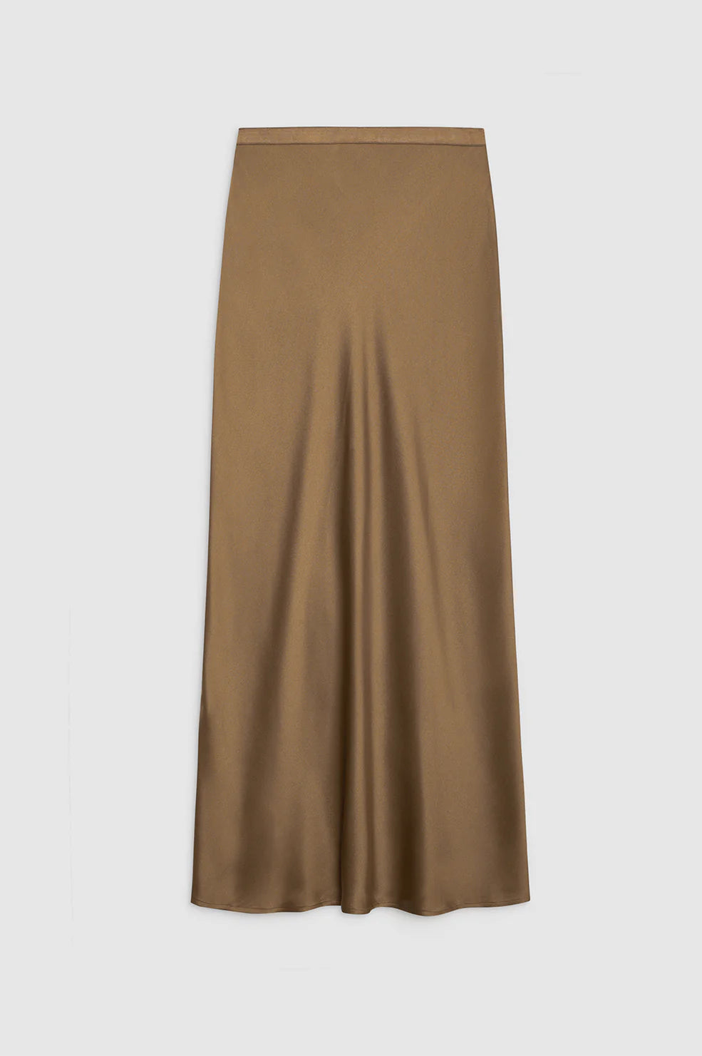 Anine Bing | Bar Silk Skirt - Sepia