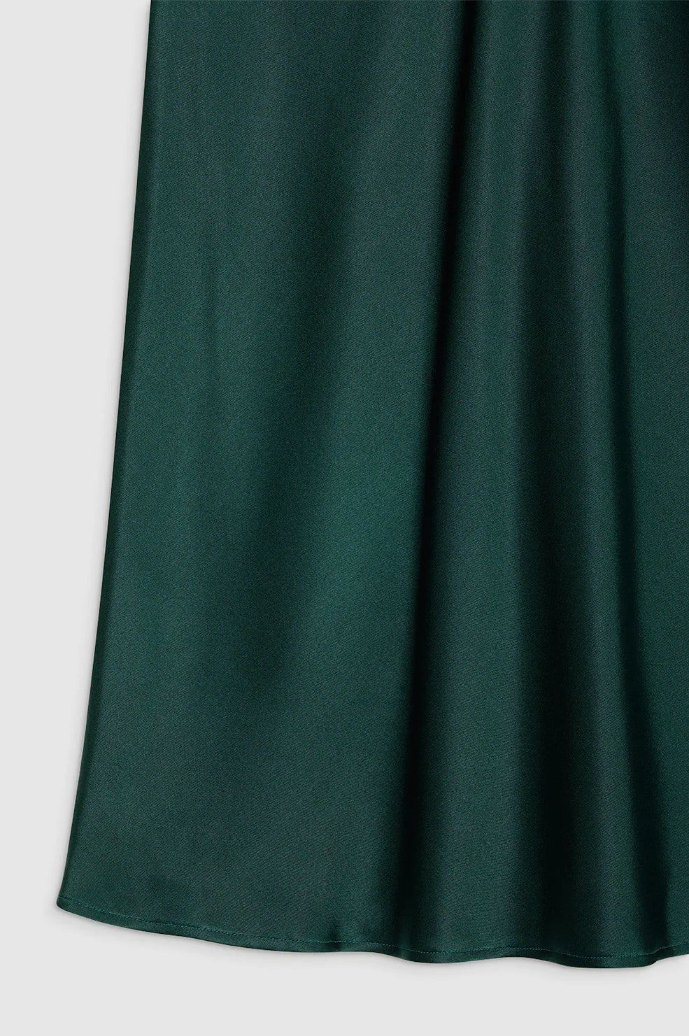 Anine Bing | Bar Silk Skirt - Teal