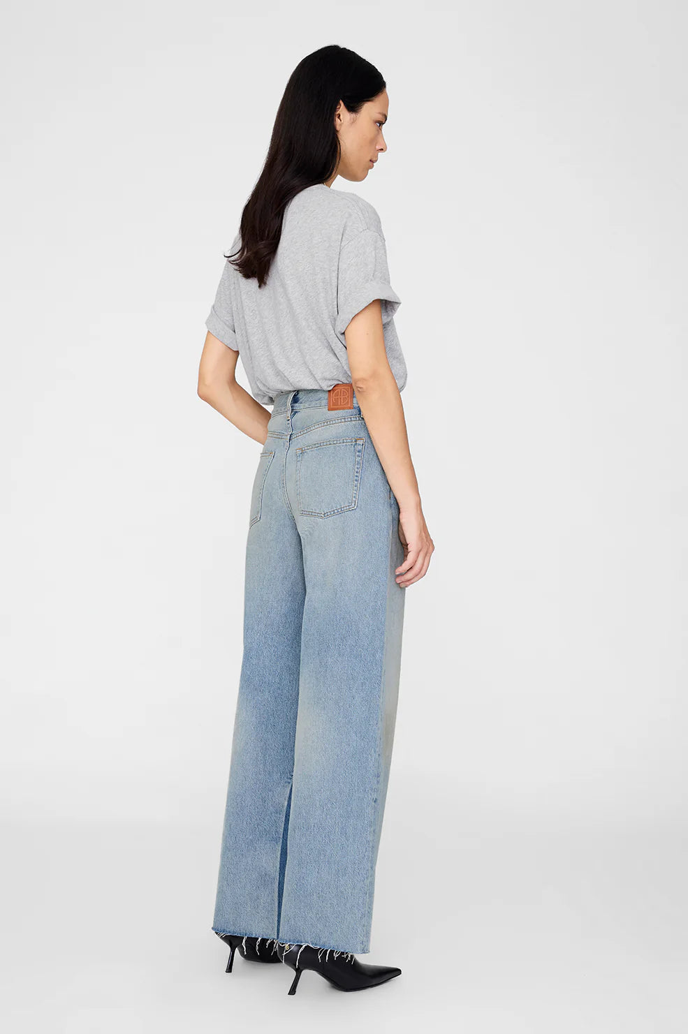 Anine Bing | Cohen Tee Los Angeles - Heather Grey