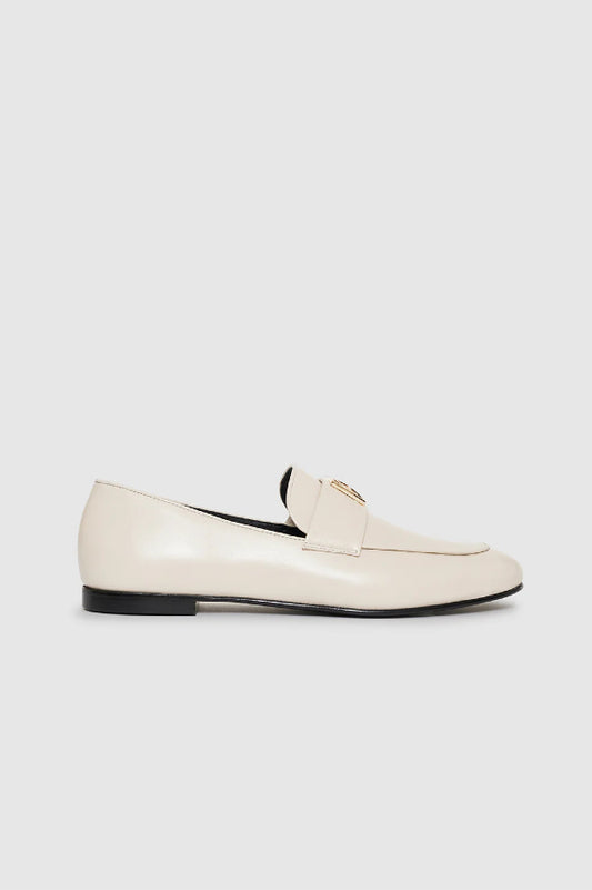 Anine Bing | Corrine Loafer - Bone Monogram