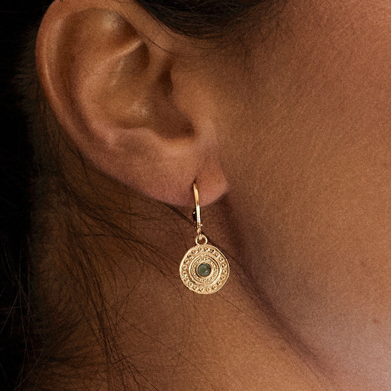 Agapée | Alba Earring - Green / Gold