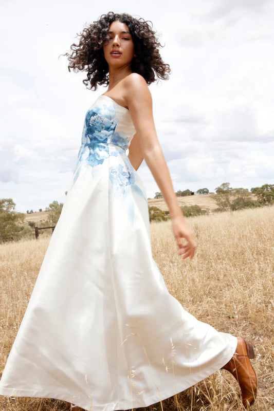 Aston Studio | Audrey Gown - Cerulean Peony
