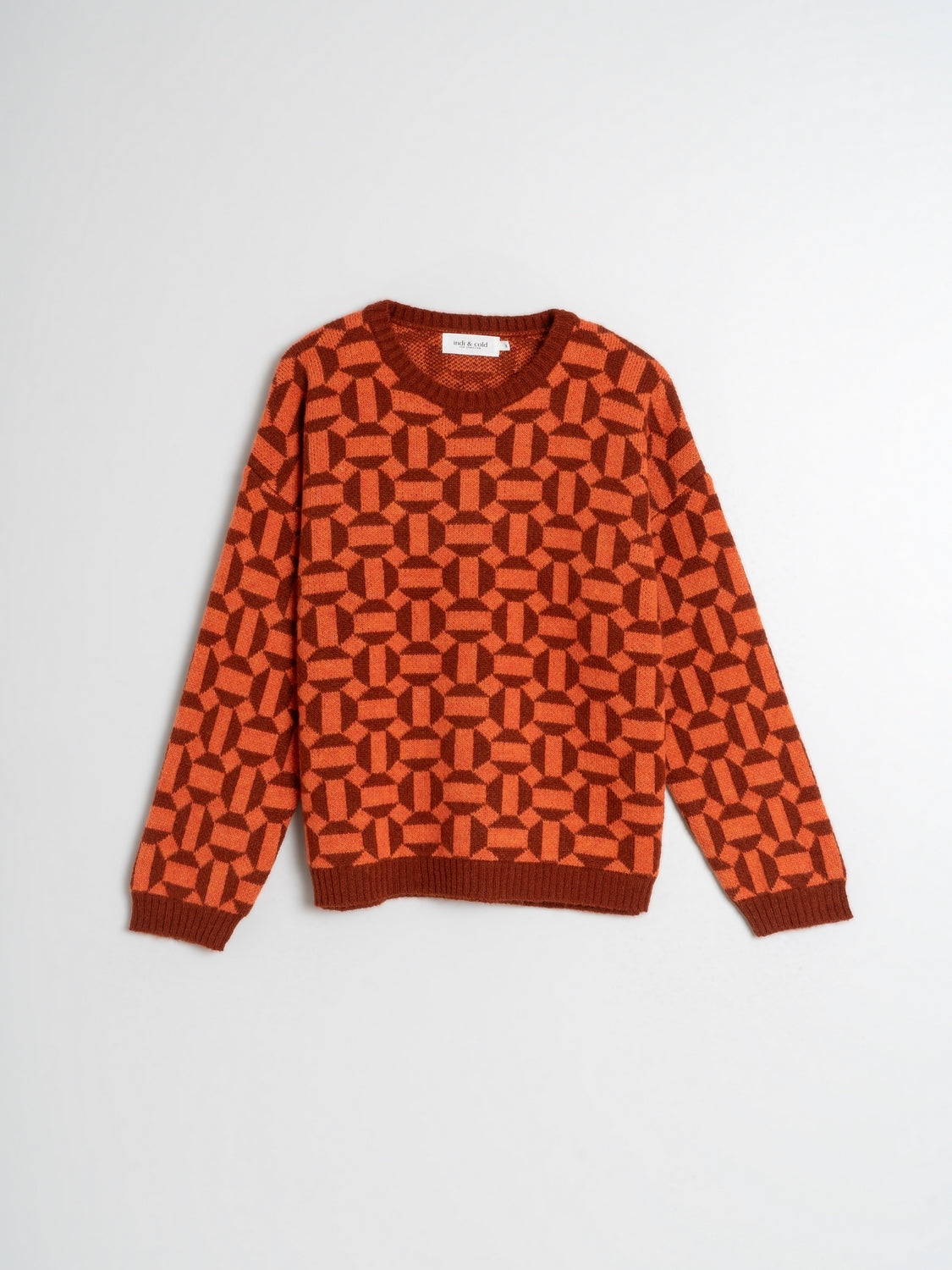 Indi & Cold | Calabaza Jersey - Orange Geo