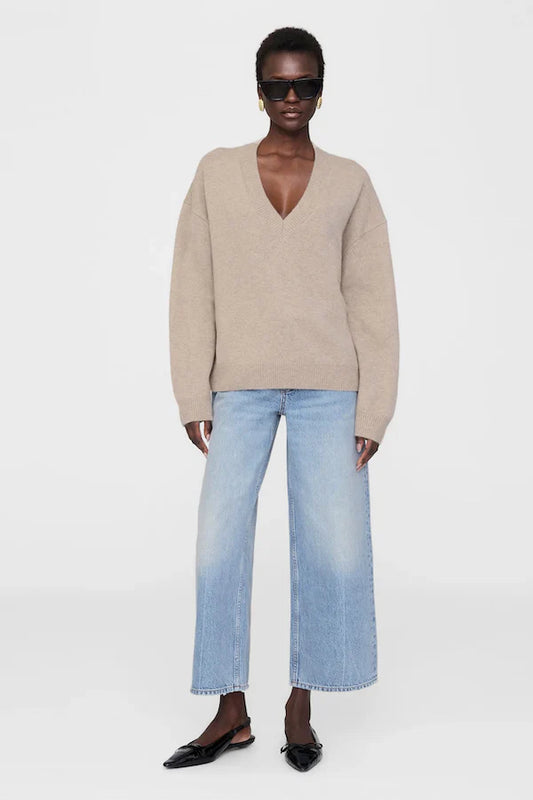 Anine Bing | Lee Sweater - Oatmeal