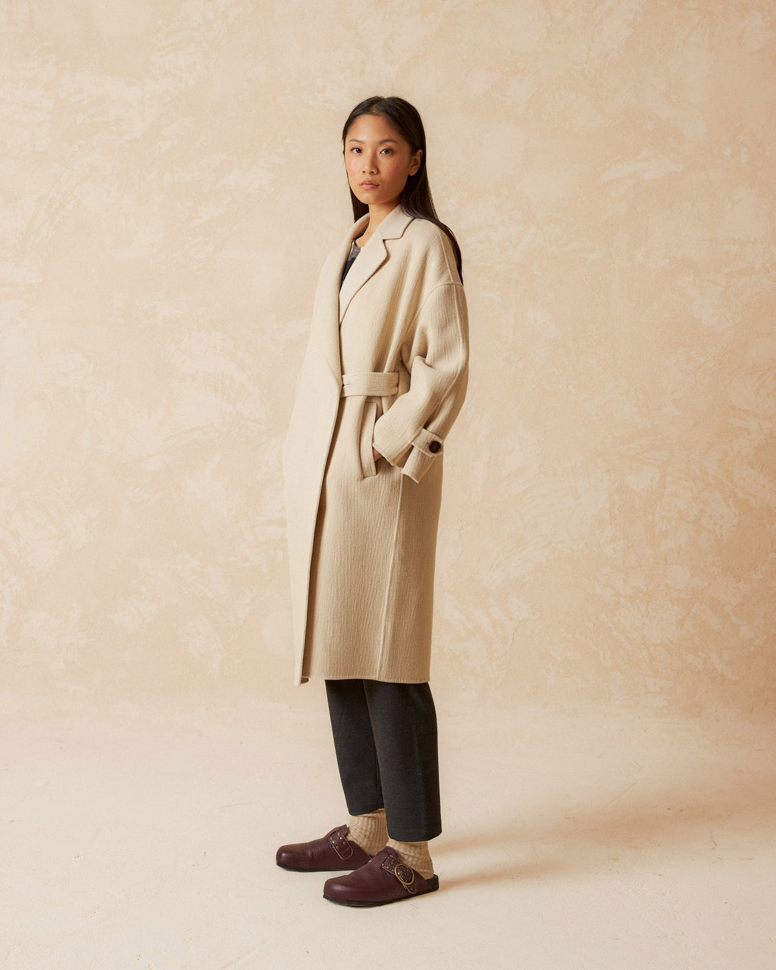 Indi & Cold | Abrigo Crudo Coat - Cream