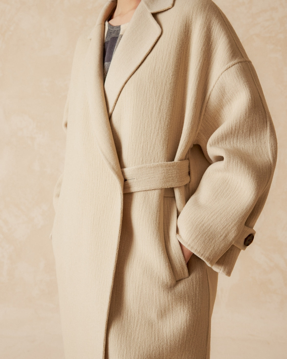 Indi & Cold | Abrigo Crudo Coat - Cream