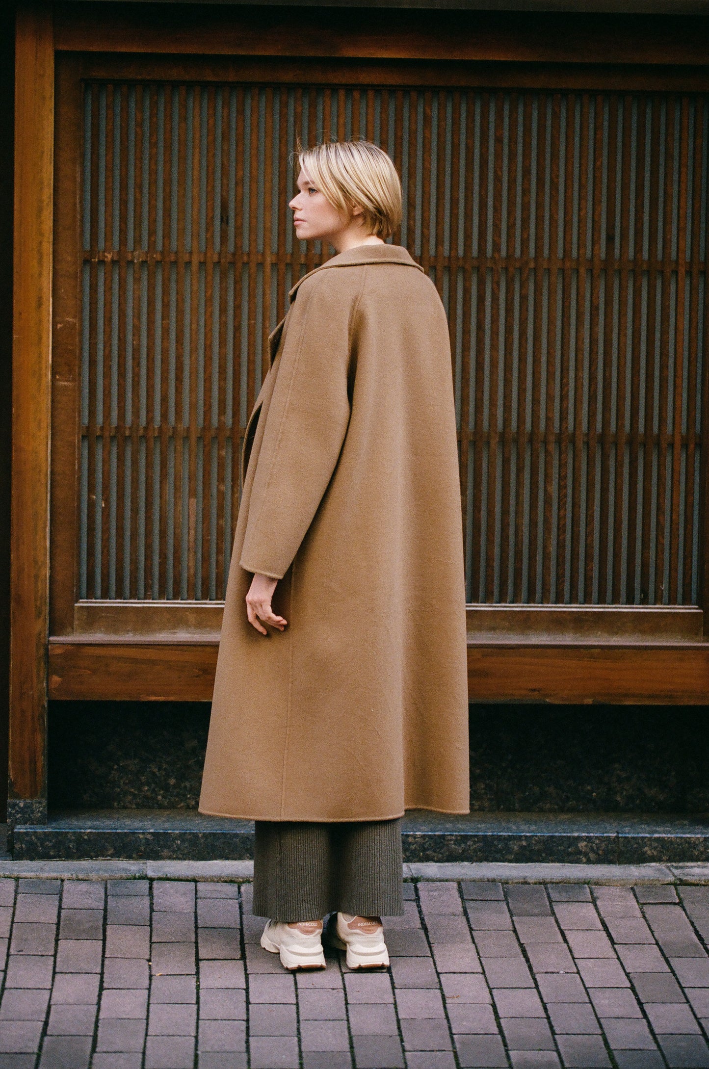 Indi & Cold | Abrigo Maxi Coat - Camel