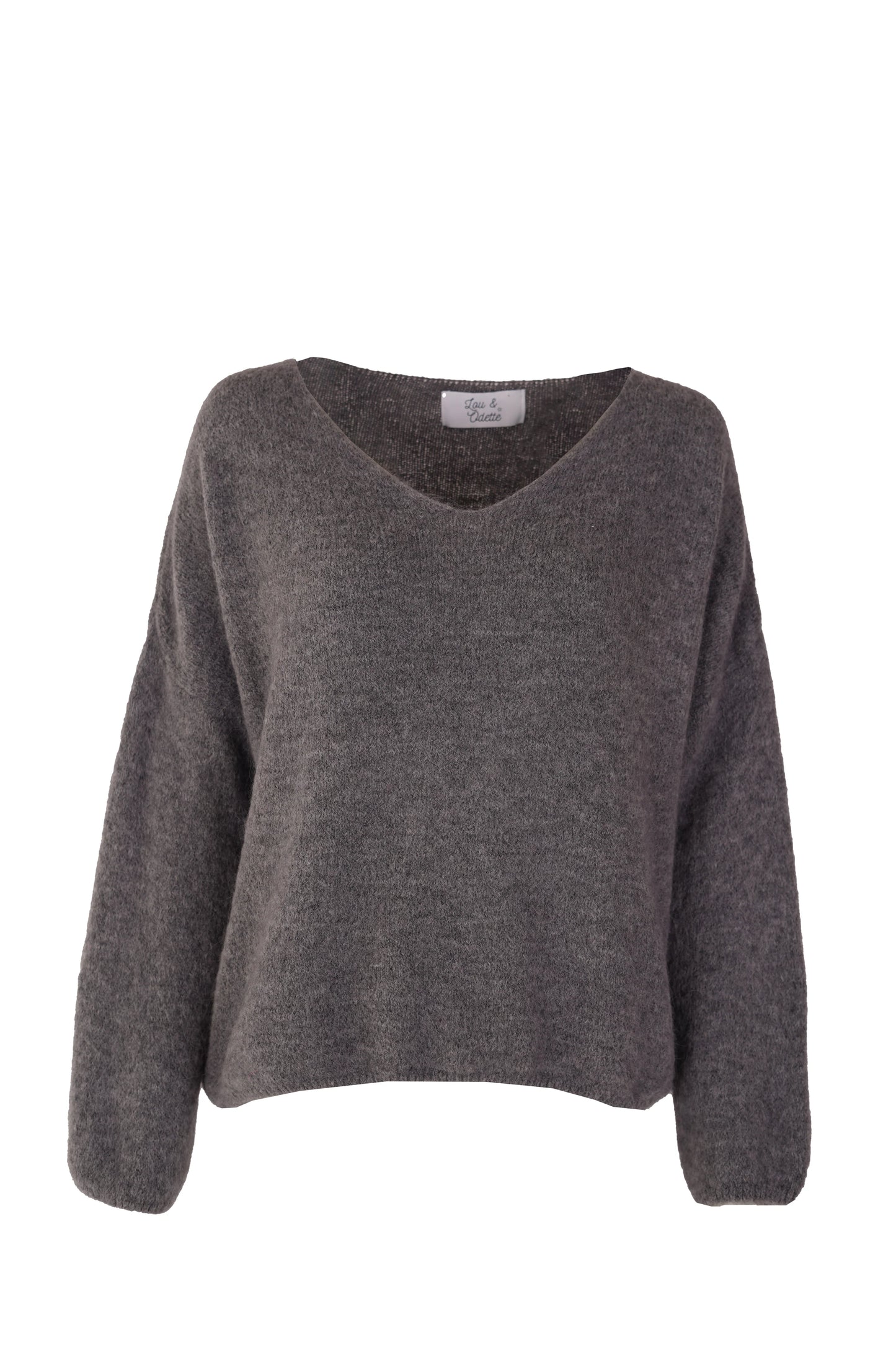 Lou & Odette | Bibi Pullover V-neck - Grey
