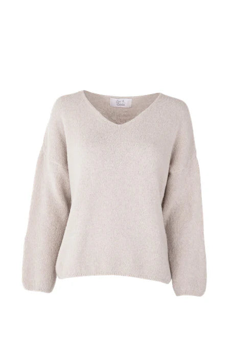 Lou & Odette | Bibi Pullover V-neck - Off White