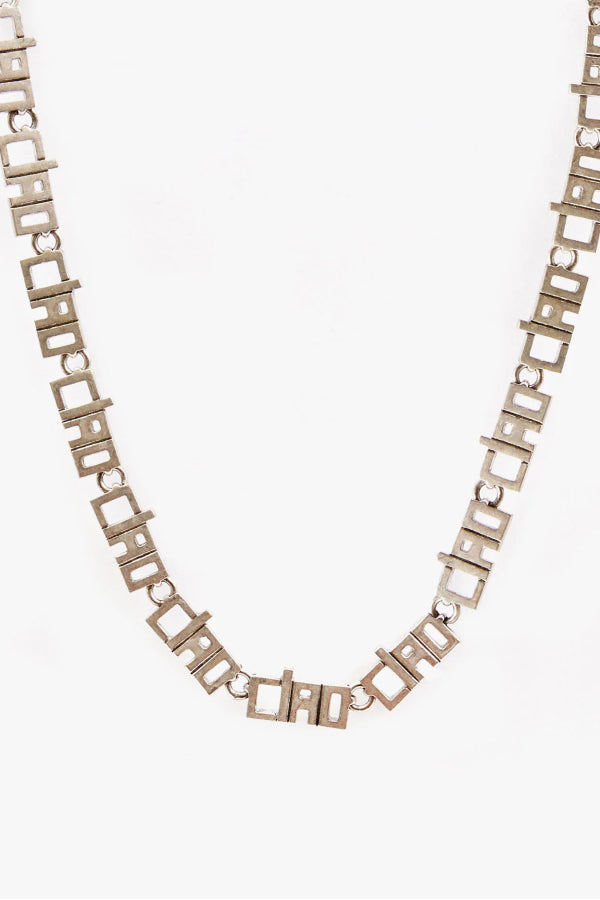 Clare V | Ciao Chain Necklace - Silver