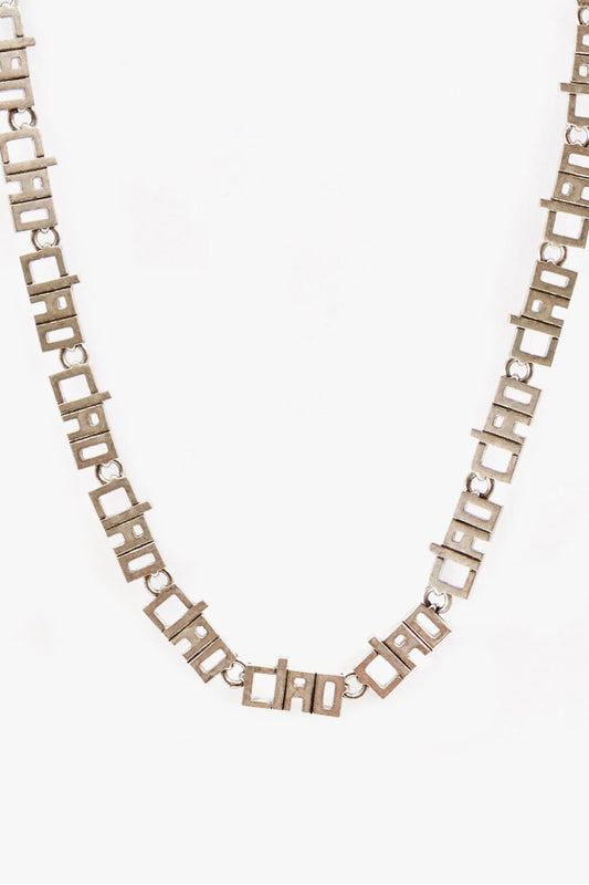 Clare V | Ciao Chain Necklace - Silver