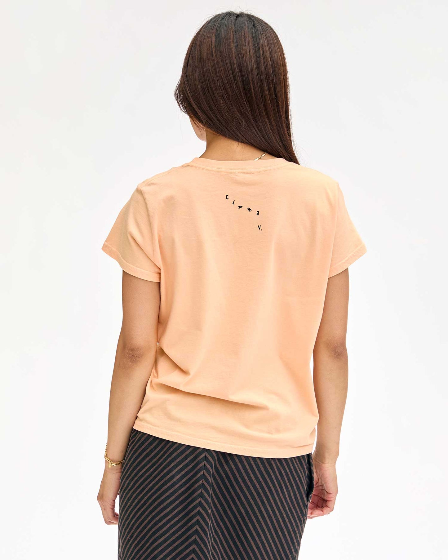 Clare V | Classic Ciao Tee - Blush