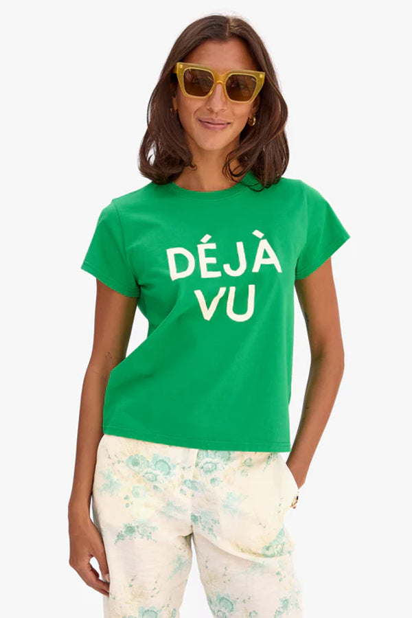 Clare V | Deja Vu Tee - Green