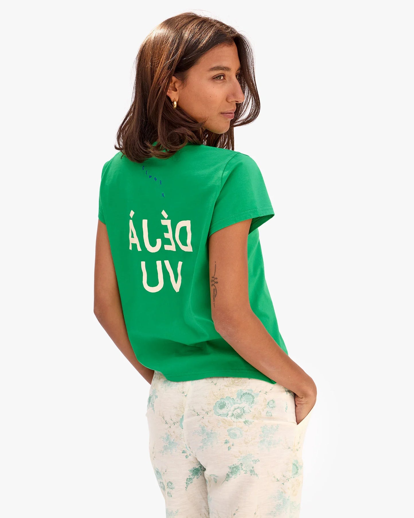 Clare V | Deja Vu Tee - Green